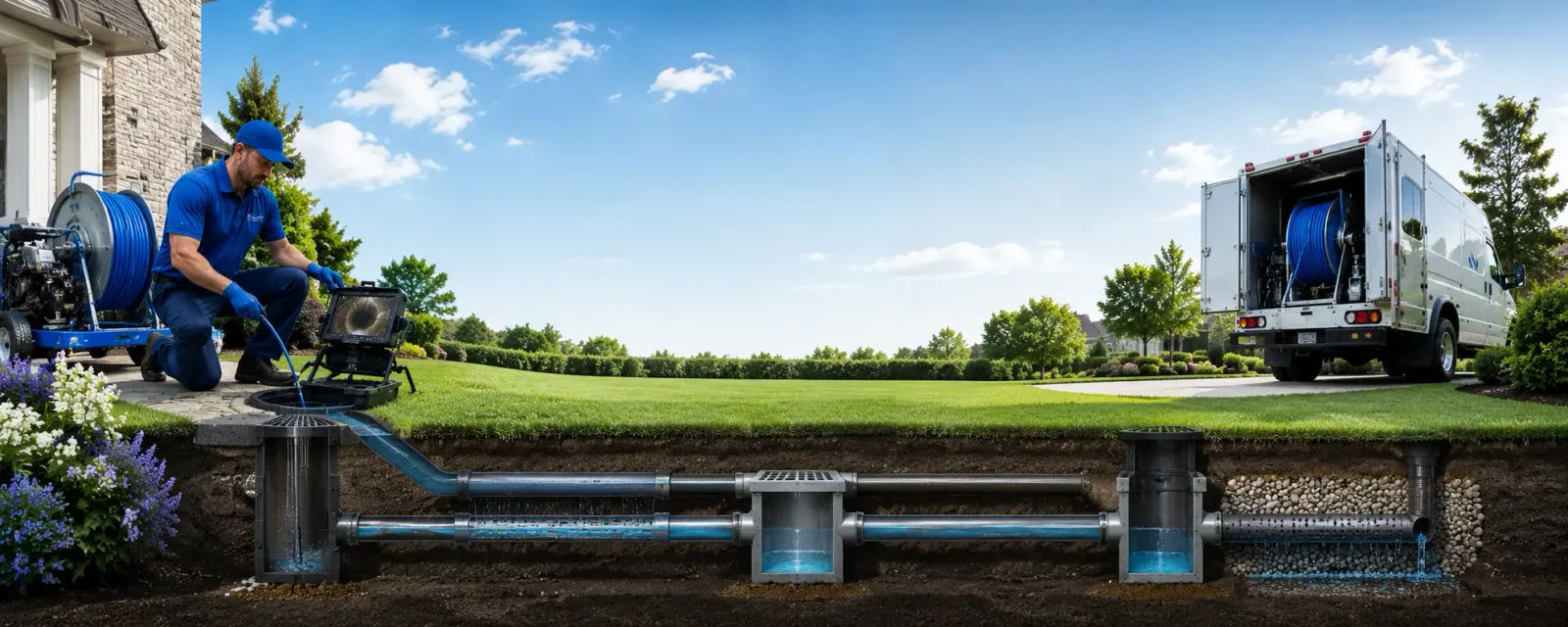 Outdoor drain cleaning information for Bloomington, WI