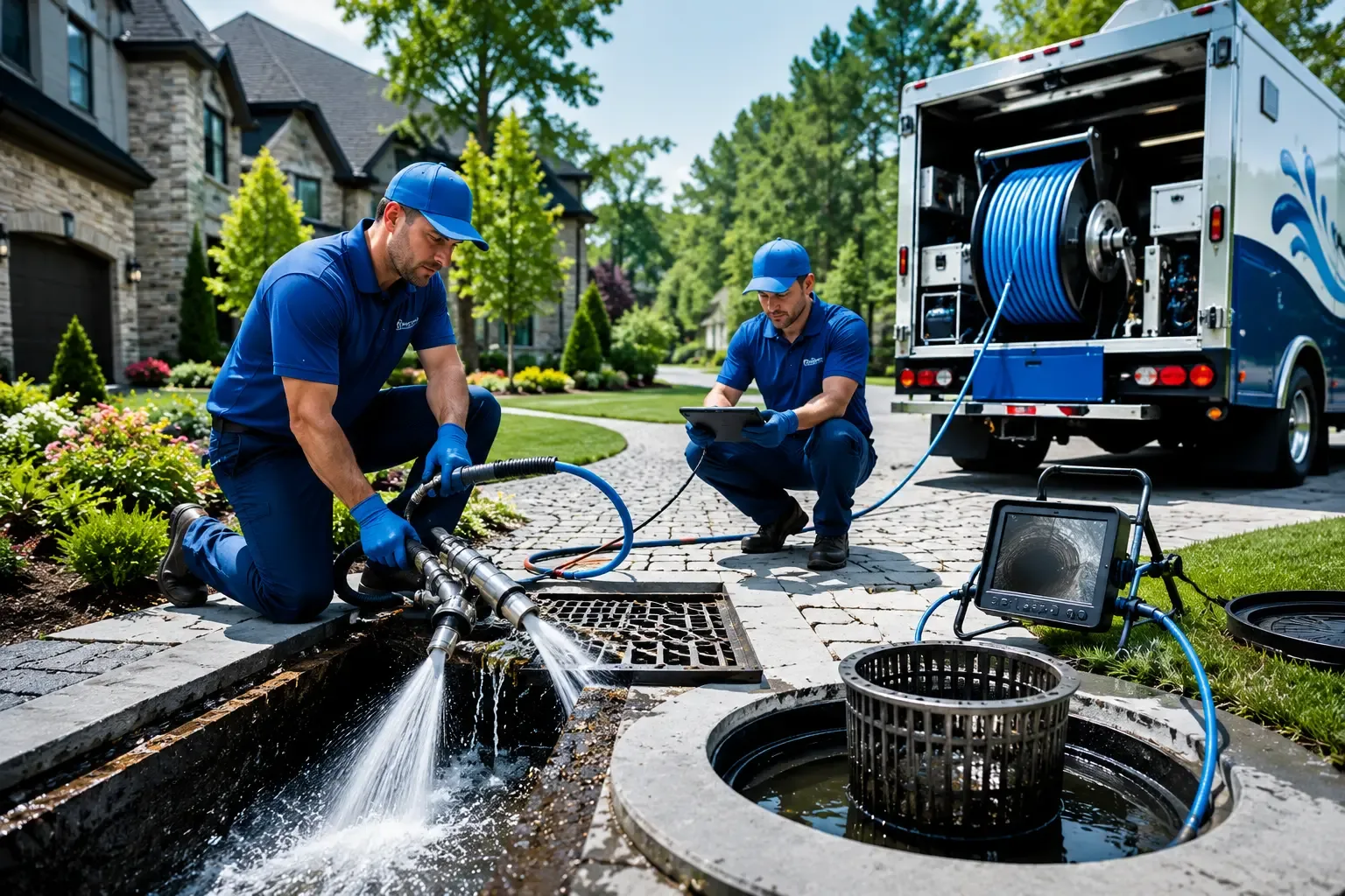 Local outdoor drain cleaning professionals in Bloomington, WI
