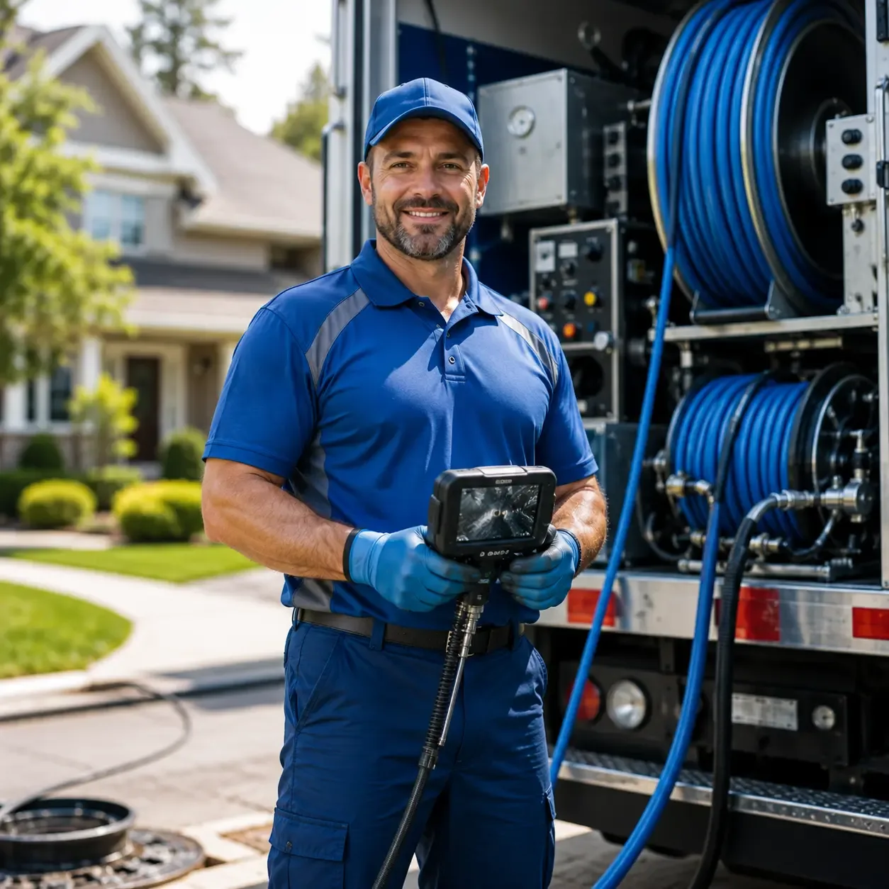 Local outdoor drain cleaning specialists in Bloomington, WI